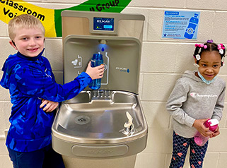 Bottle Filling Station At Grandview Elementary